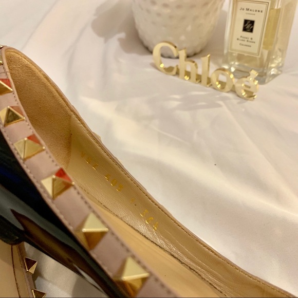 Valentino Rockstud Ballerina Flat - Picture 4 of 6